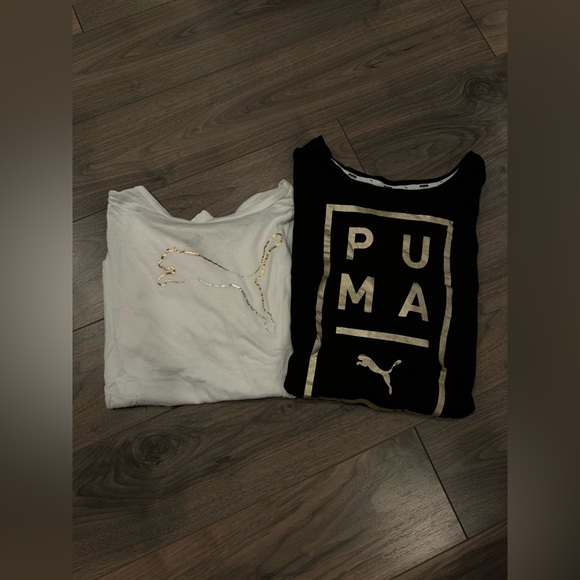 Puma Tops - Set of 2 Puma tees with metallic details